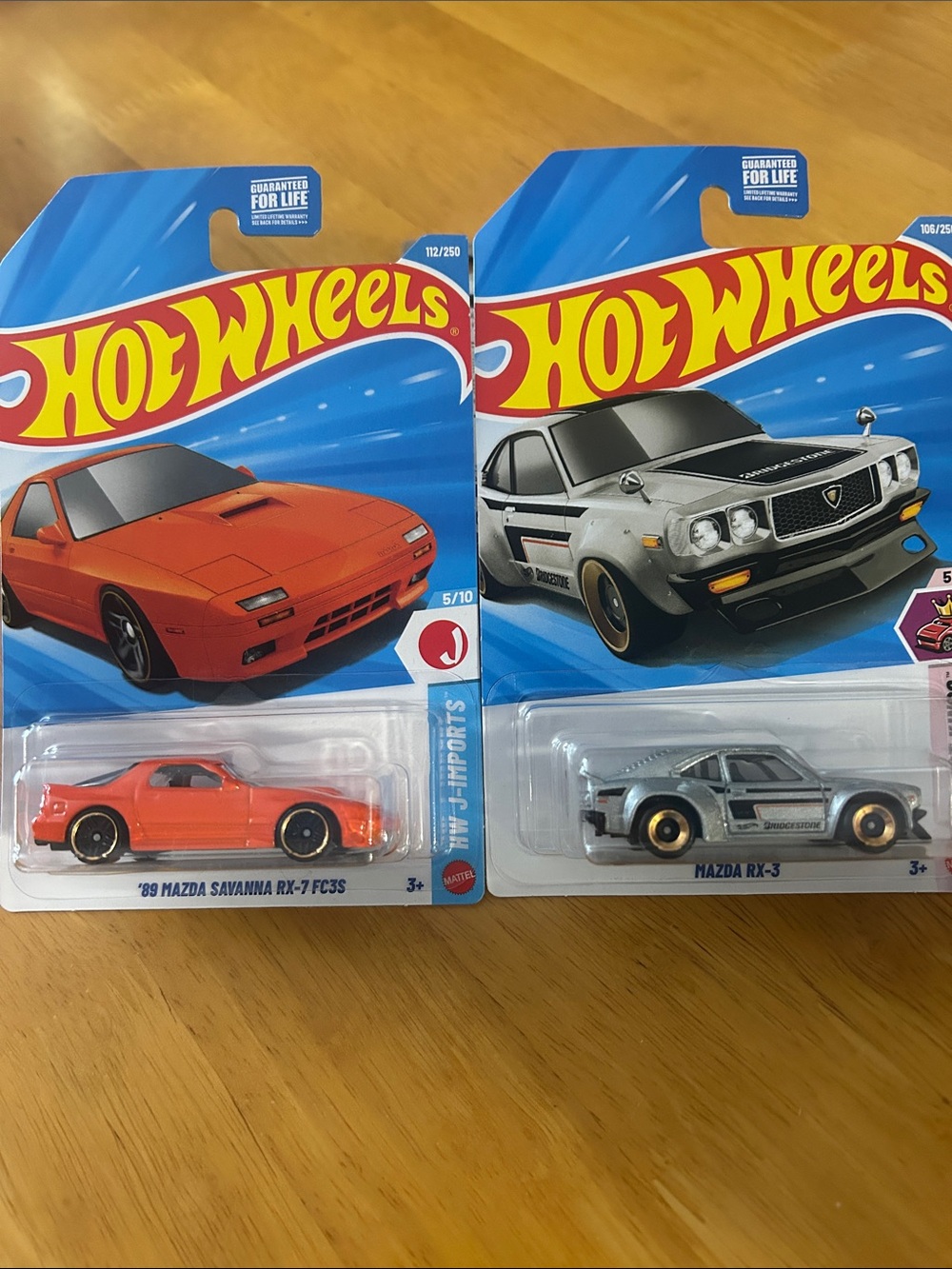 🔥Hot Wheels🔥 '89 Mazda Savanna RX-7 FC3S & Mazda RX-3 2 Pack